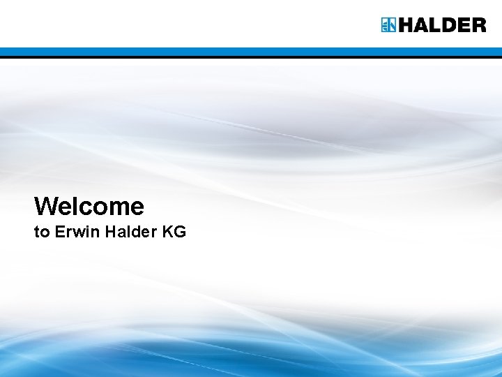 Welcome to Erwin Halder KG 