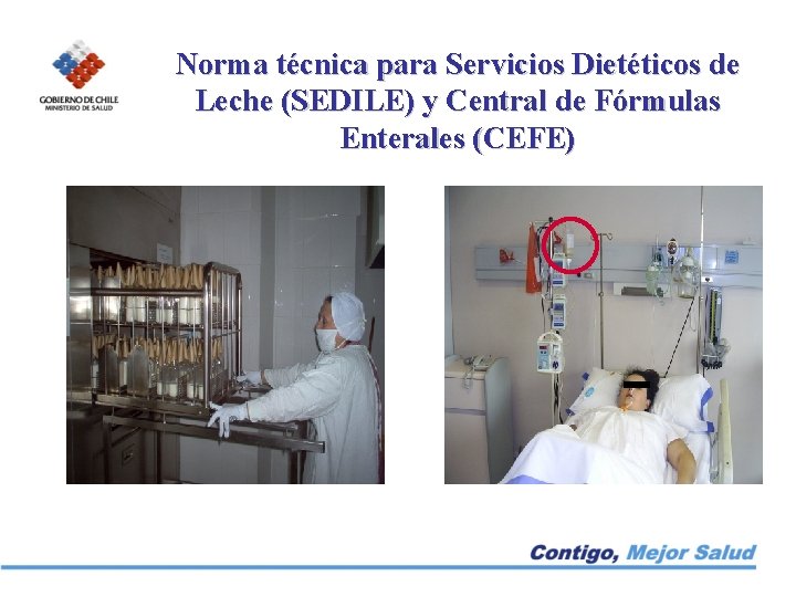 Norma técnica para Servicios Dietéticos de Leche (SEDILE) y Central de Fórmulas Enterales (CEFE)