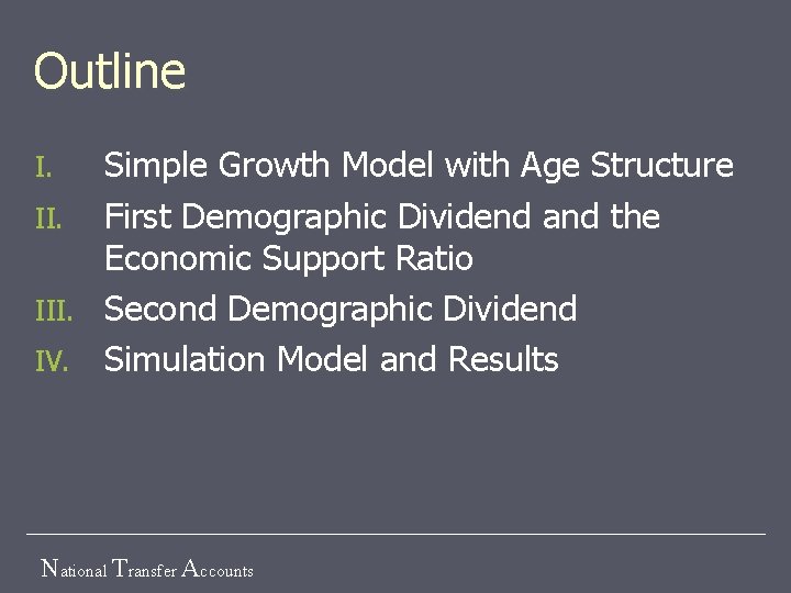 Population Age Structure Demographic Dividends and Economic Growth