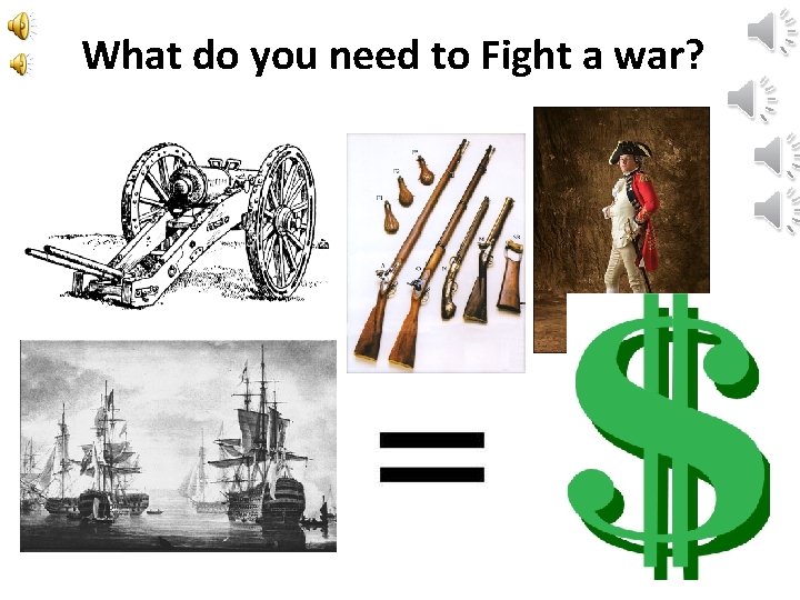 What do you need to Fight a war? 