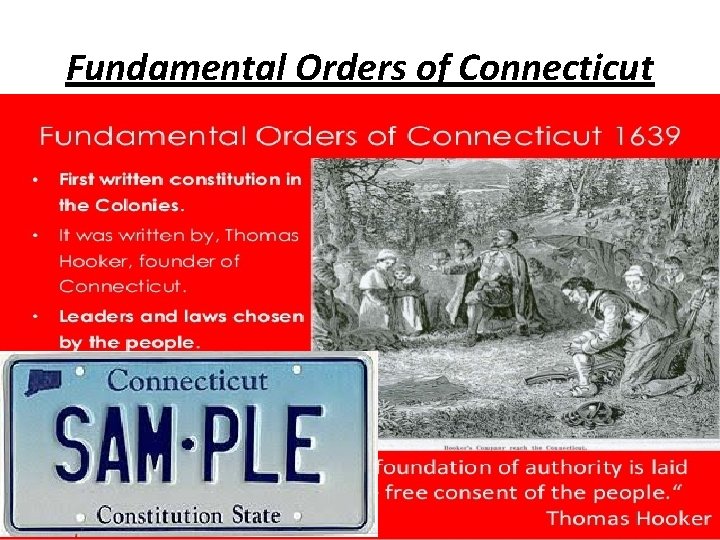 Fundamental Orders of Connecticut 