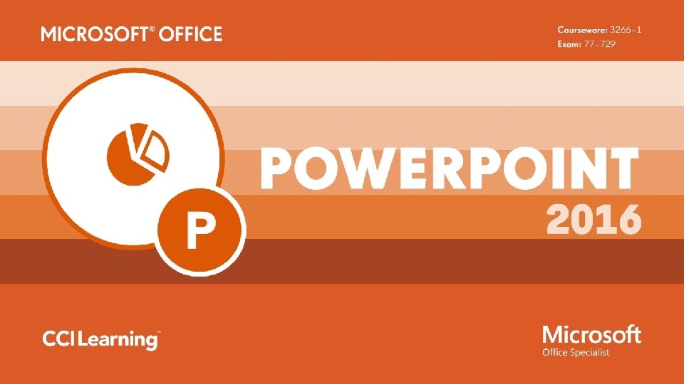 Microsoft Office Power. Point 2016 