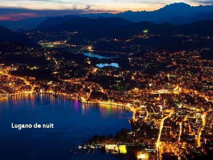 Lugano de nuit 