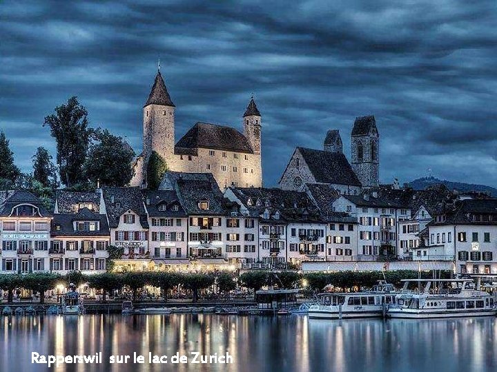 Rapperswil sur le lac de Zurich 