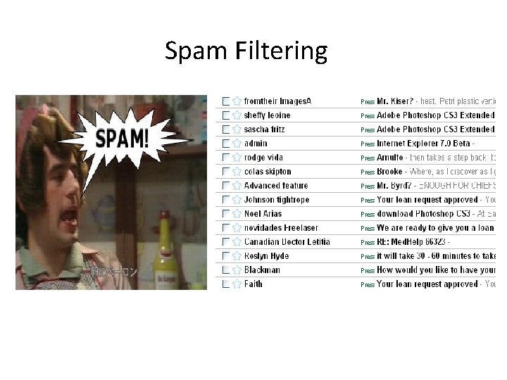 Spam Filtering 