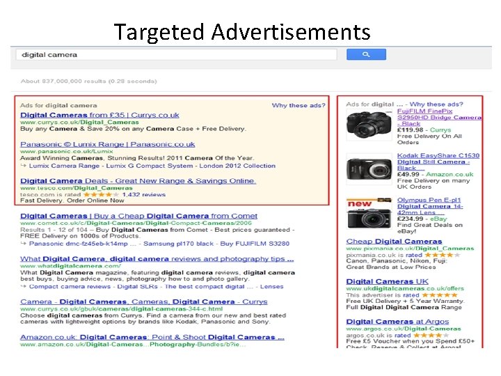 Targeted Advertisements 