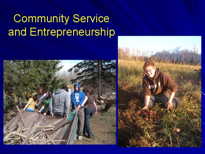 Community Service and Entrepreneurship 