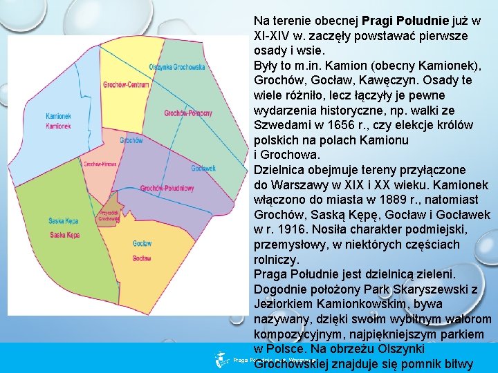 Na terenie obecnej Pragi Południe już w XI-XIV w. zaczęły powstawać pierwsze osady i