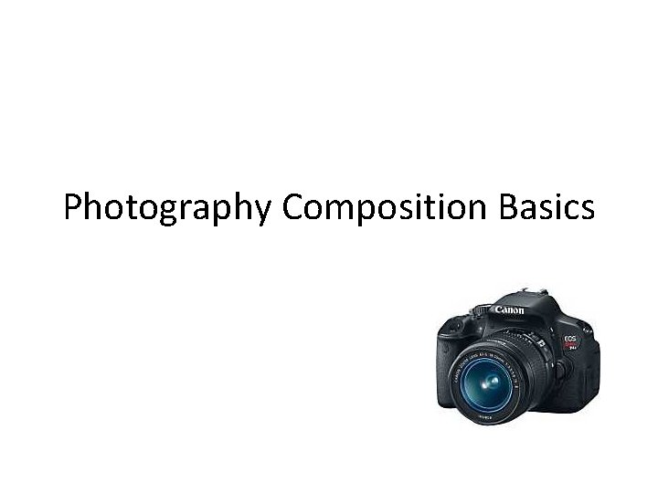 Photography Composition Basics 