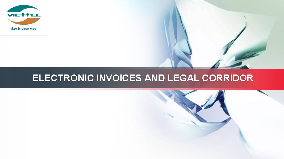 LOGO ELECTRONIC INVOICES AND LEGAL CORRIDOR 