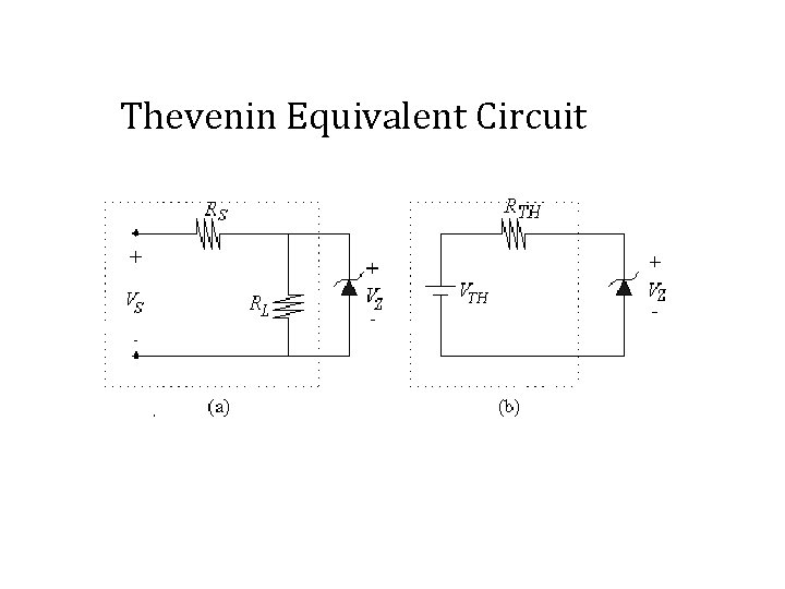 Thevenin Equivalent Circuit 