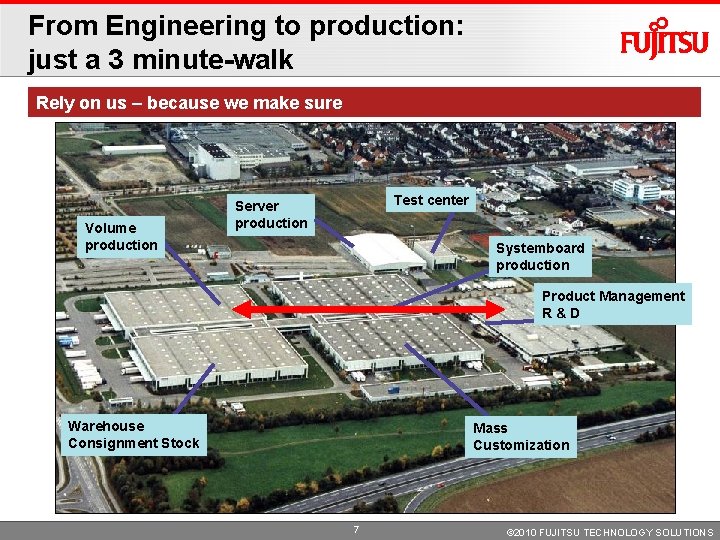 From Engineering to production: just a 3 minute-walk Rely on us – because we From Engineering to production: just a 3 minute-walk Rely on us – because we