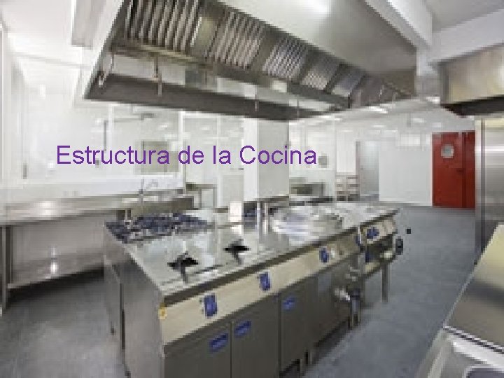 Estructura de la Cocina 