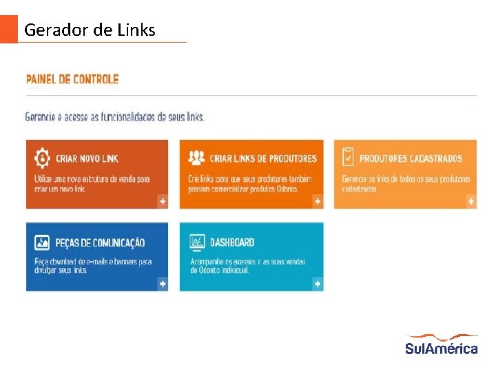 Gerador de Links 