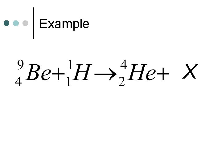 Example X 