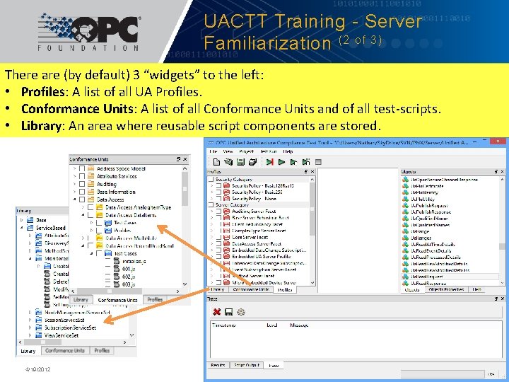 Unified Architecture Training Compliance Test Tool UACTT Introduction