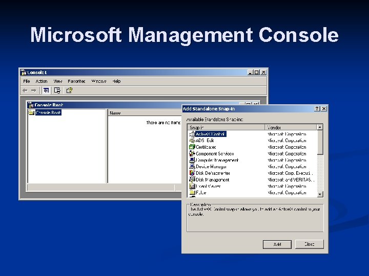 Microsoft Management Console 