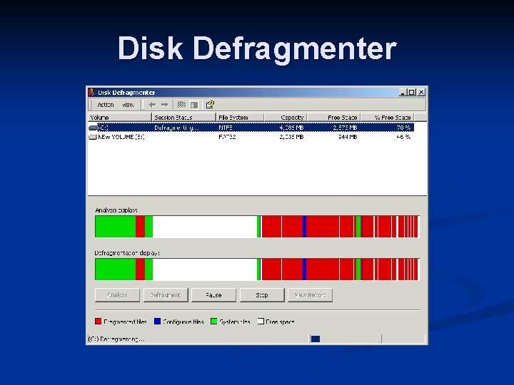 Disk Defragmenter 