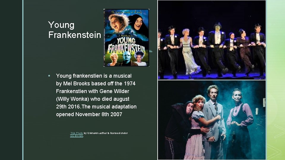 z Young Frankenstein This Photo by Unknown author is licensed under CC BYND. §