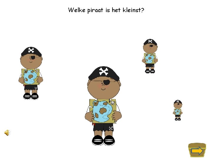 Welke piraat is het kleinst? 
