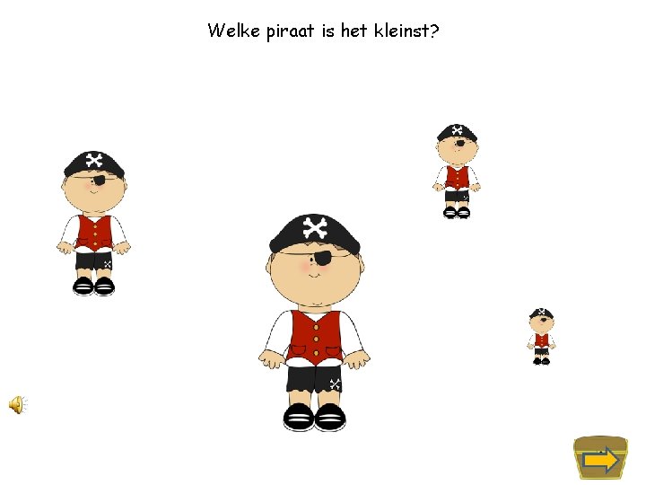 Welke piraat is het kleinst? 