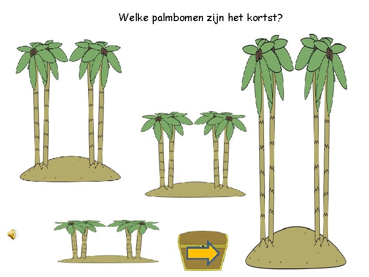 Welke palmbomen zijn het kortst? 