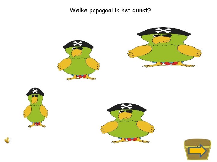 Welke papagaai is het dunst? 
