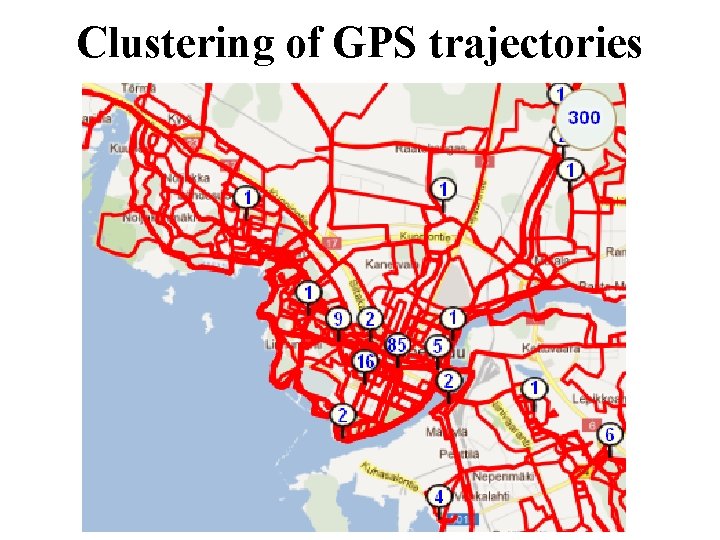 Clustering of GPS trajectories 