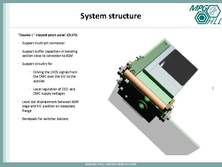 System structure "Double-L" shaped patch panel (DLSP): • Support multi-pin connector • Support buffer