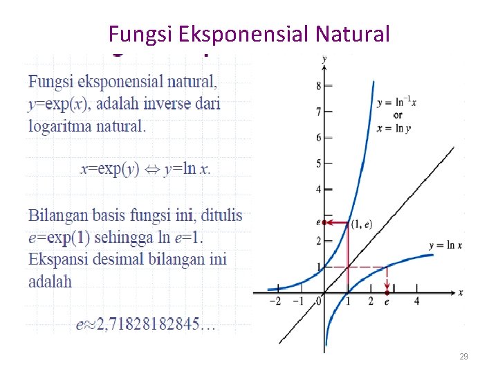 Fungsi Eksponensial Natural 29 