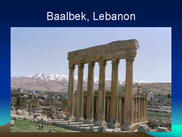 Baalbek, Lebanon 