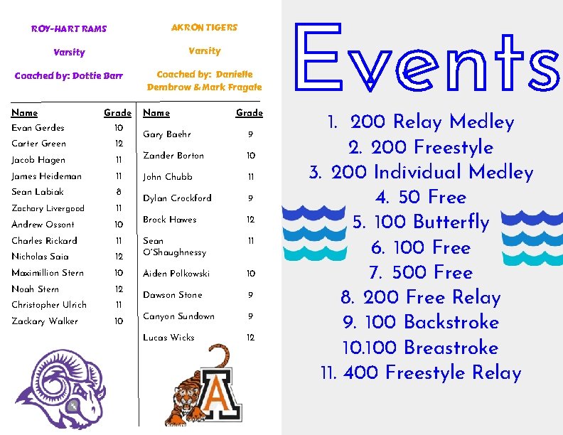 NEWFANE PANTHERS BARKER RAIDERS ALBION PURPLE EAGLES MEDINA