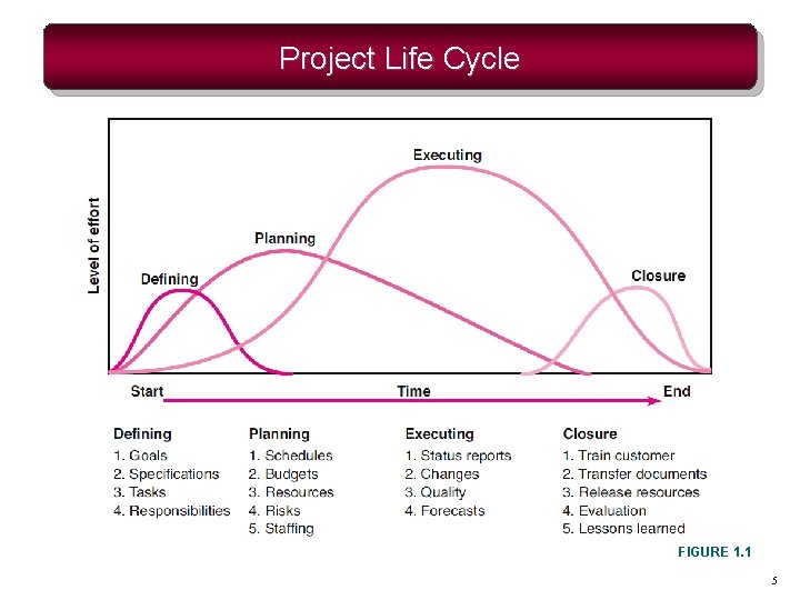Project Life Cycle FIGURE 1. 1 5 