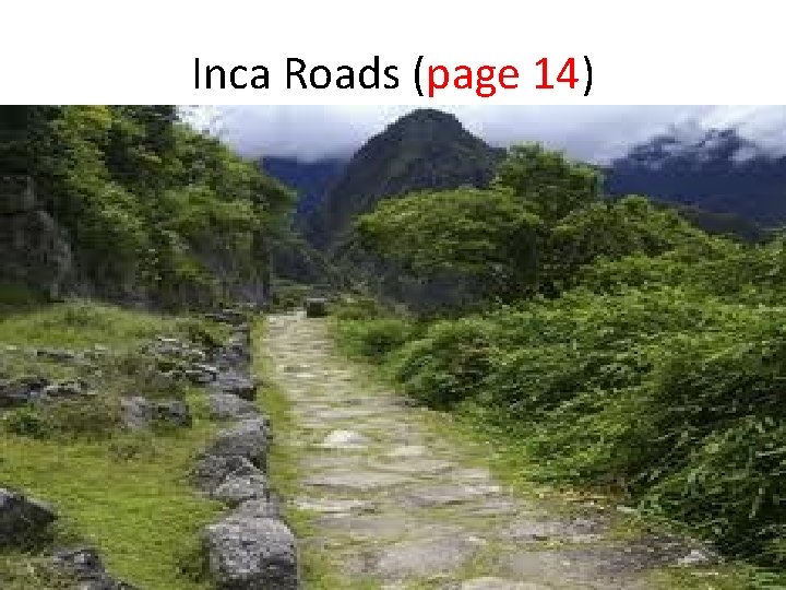 Inca Roads (page 14) 