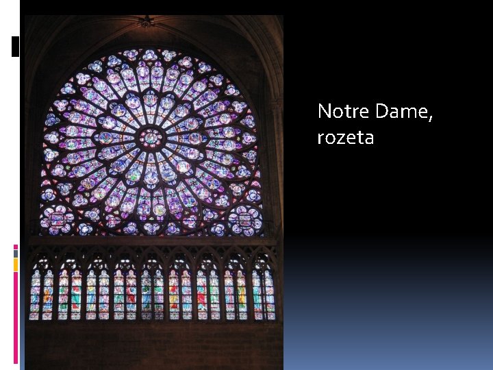 Notre Dame, rozeta 