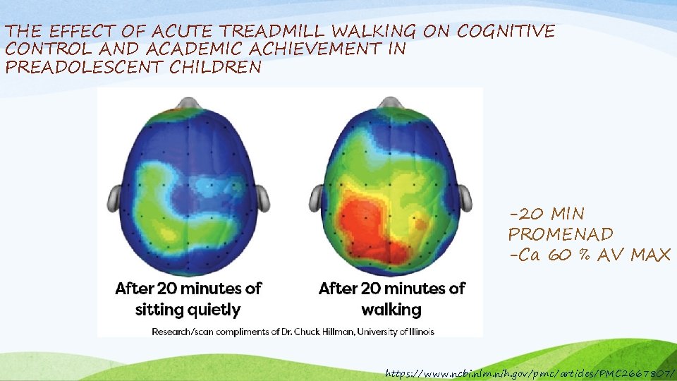 THE EFFECT OF ACUTE TREADMILL WALKING ON COGNITIVE CONTROL AND ACADEMIC ACHIEVEMENT IN PREADOLESCENT