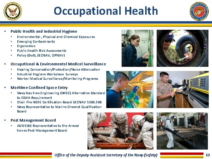 Occupational Health • Public Health and Industrial Hygiene • • • Occupational & Environmental Occupational Health • Public Health and Industrial Hygiene • • • Occupational & Environmental