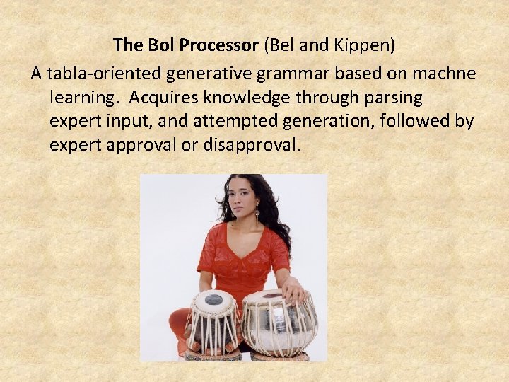 Composing Music with Grammars grammar the whole system