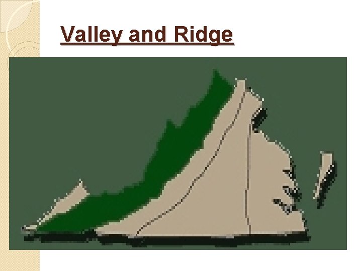 Valley and Ridge Valley and Ridge