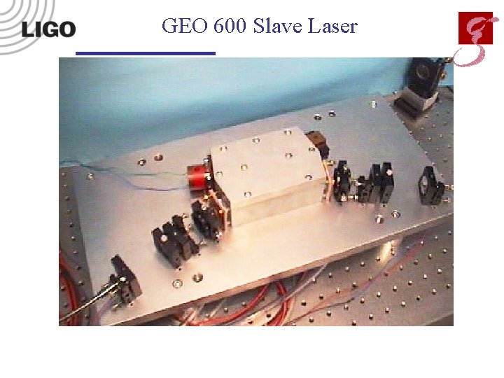 GEO 600 Slave Laser 