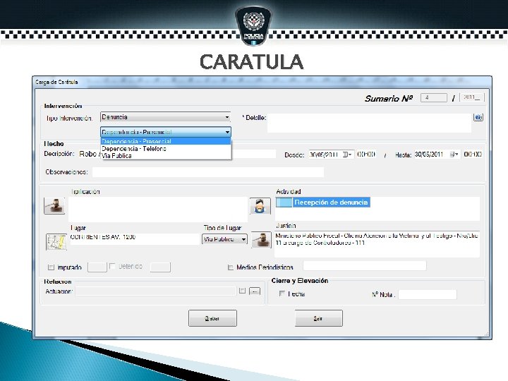 CARATULA CARATULA