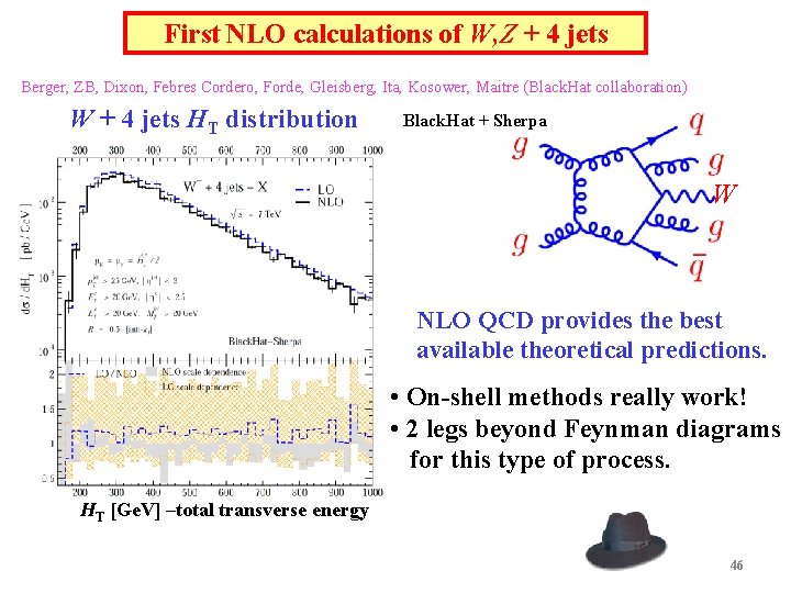 First NLO calculations of W, Z + 4 jets Berger, ZB, Dixon, Febres Cordero,