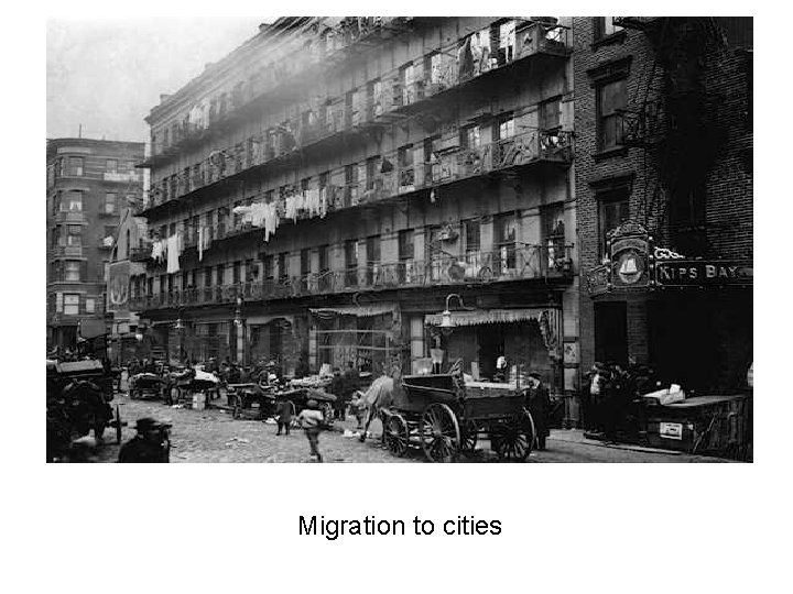 Migration to cities 