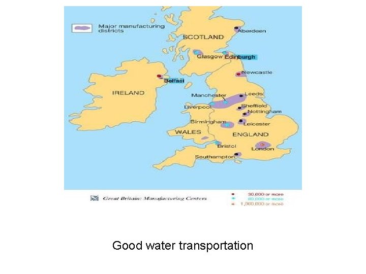 Good water transportation 
