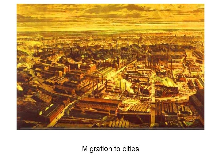 Migration to cities 