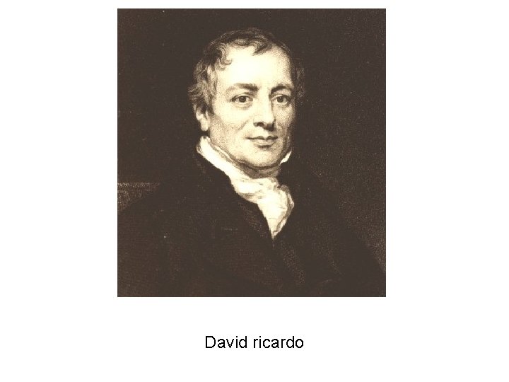 David ricardo 