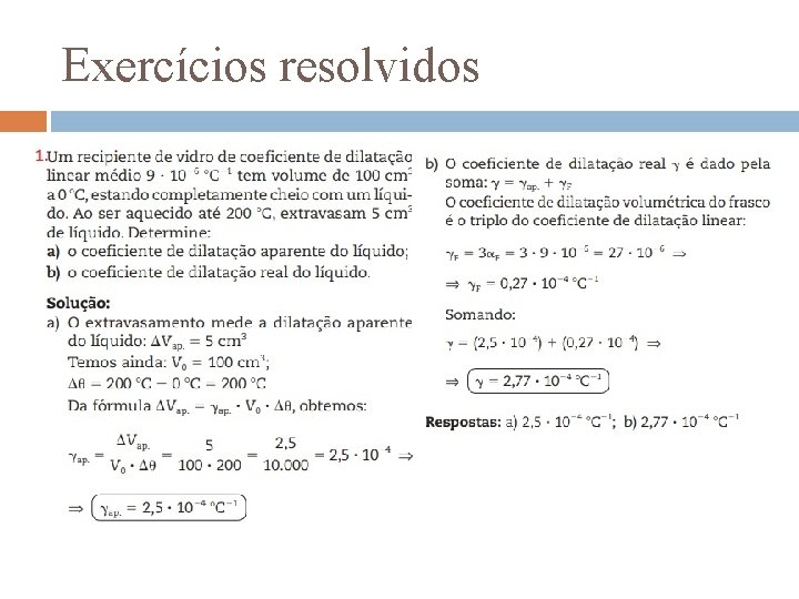 Exercícios resolvidos 