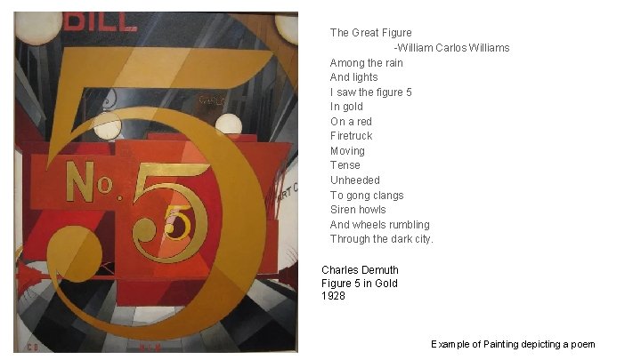 The Great Figure -William Carlos Williams Among the rain And lights I saw the The Great Figure -William Carlos Williams Among the rain And lights I saw the