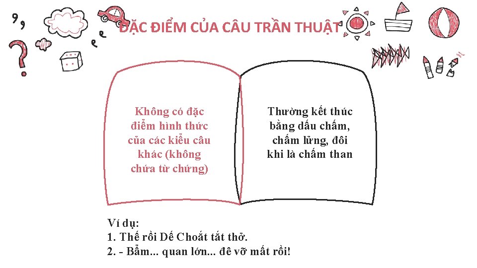 ĐẶC ĐIỂM CỦA C U TRẦN THUẬT Không có đặc điểm hình thức của