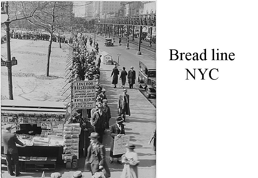 Bread line NYC 